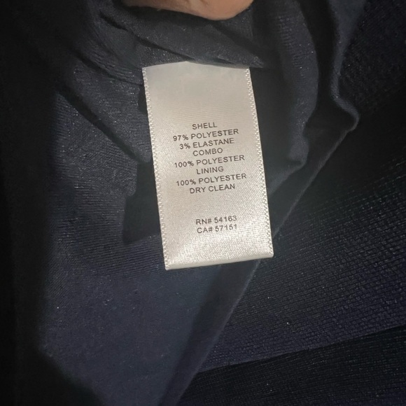 Eliza j cold shoulder navy bell sleeve dress - Picture 8 of 9